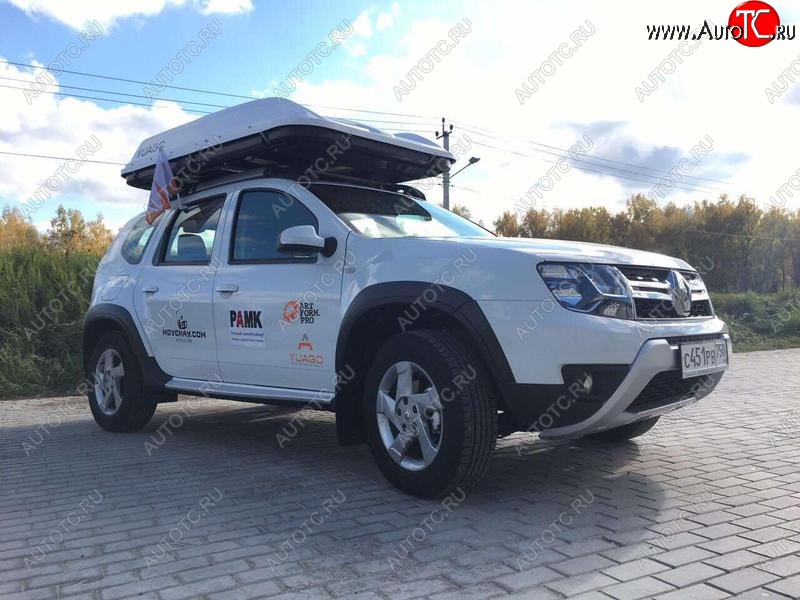 7 649 р. Накладки на колесные арки Артформ Renault Duster HS рестайлинг (2015-2021)  с доставкой в г. Вологда