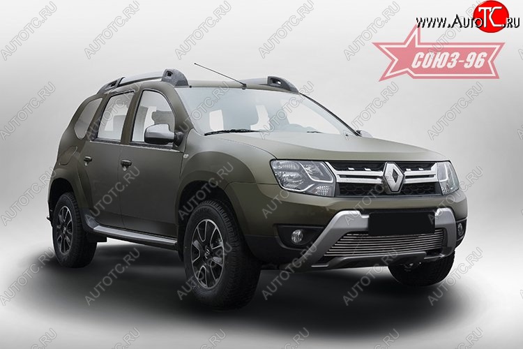 5 669 р. Декоративный элемент воздухозаборника Souz-96 (d10) Renault Duster HS рестайлинг (2015-2021)  с доставкой в г. Вологда