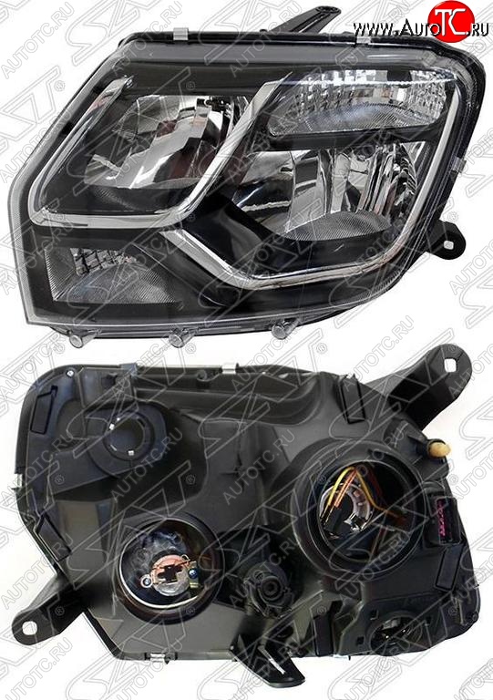 4 099 р. Левая фара SAT  Renault Duster  HS (2015-2021) рестайлинг  с доставкой в г. Вологда