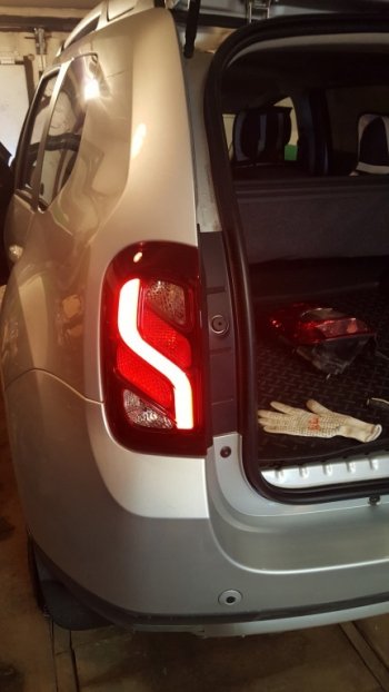 2 099 р. Фонарь FS (левый) Renault Duster HS рестайлинг (2015-2021)  с доставкой в г. Вологда. Увеличить фотографию 3