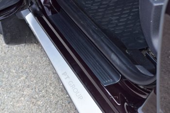 949 р. Пороги накладки передних дверей Petroil Tuning Renault Duster HS рестайлинг (2015-2021)  с доставкой в г. Вологда. Увеличить фотографию 3