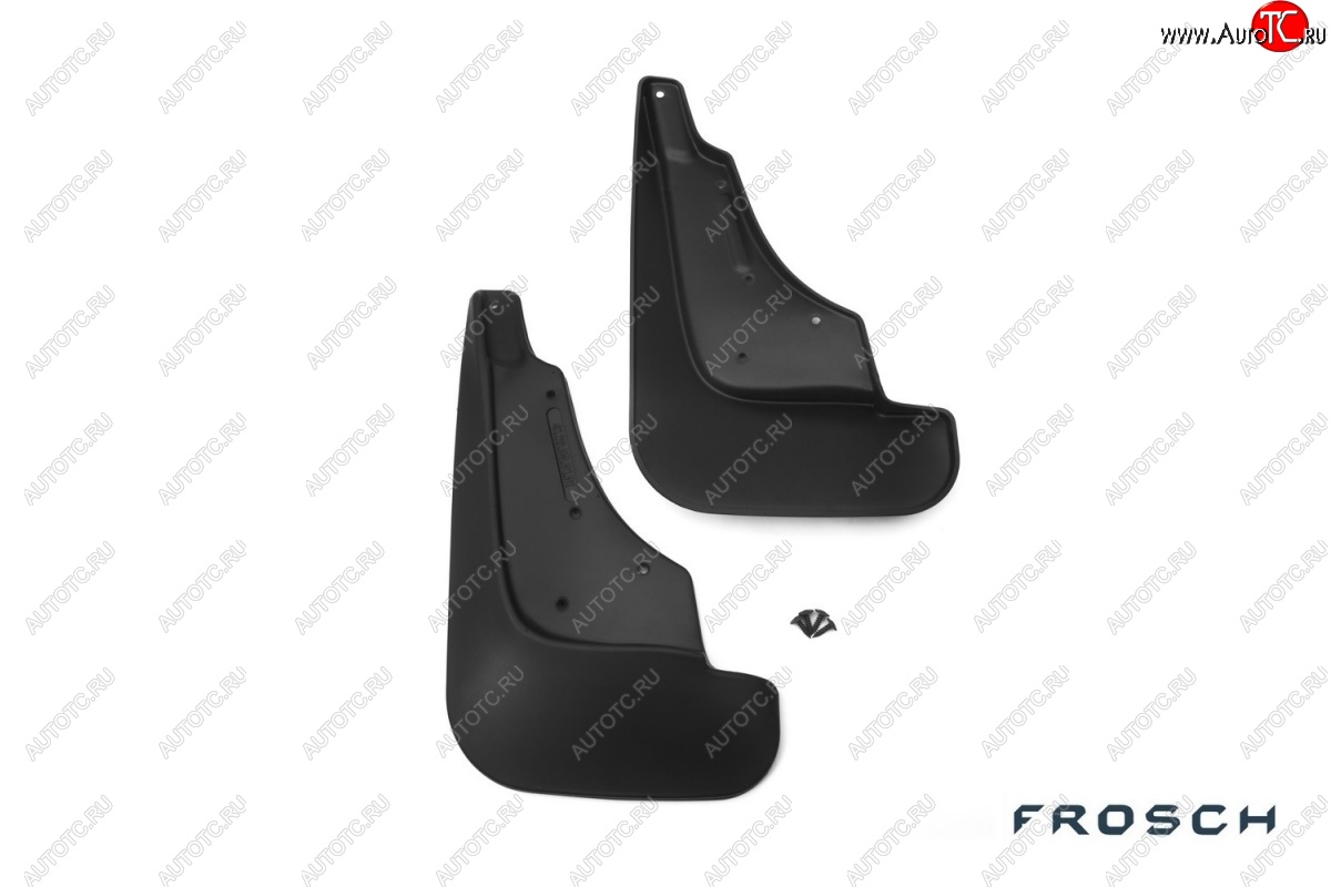 2 499 р. Брызговики Frosch Renault Duster HS рестайлинг (2015-2021) (Передние)  с доставкой в г. Вологда