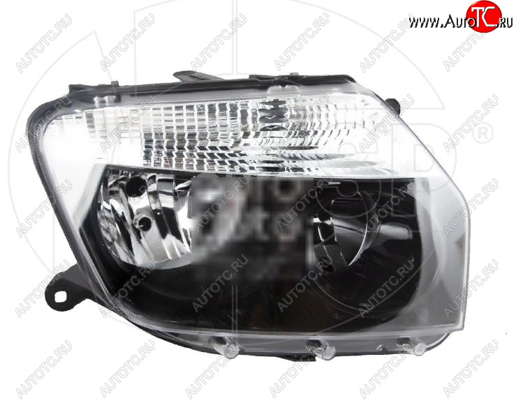 6 399 р. Фара передняя правая черная NSP  Renault Duster  HS (2010-2015) дорестайлинг  с доставкой в г. Вологда