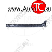 6 849 р. Пластиковый правый порог NSP Renault Duster HS дорестайлинг (2010-2015) (Неокрашенный)  с доставкой в г. Вологда