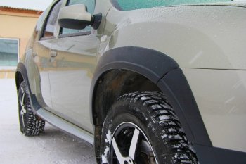 7 649 р. Накладки на колесные арки Артформ Renault Duster HS дорестайлинг (2010-2015)  с доставкой в г. Вологда. Увеличить фотографию 3