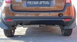 4 999 р. Накладка на задний бампер RA Renault Duster HS дорестайлинг (2010-2015) (Поверхность шагрень (серый металлик))  с доставкой в г. Вологда. Увеличить фотографию 5