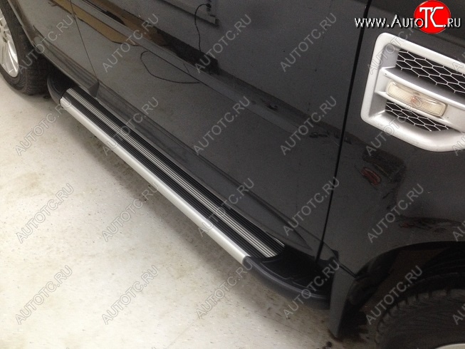 9 599 р. Пороги INTER Renault Duster HS дорестайлинг (2010-2015)  с доставкой в г. Вологда