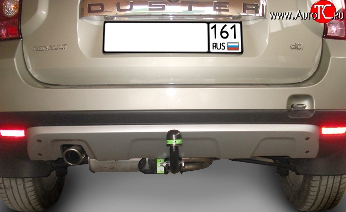 6 699 р. Фаркоп Лидер Плюс Renault Duster HS дорестайлинг (2010-2015) (Без электропакета)  с доставкой в г. Вологда