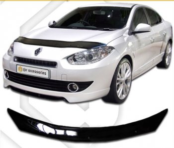 Дефлектор капота CA-Plastic Renault Fluence дорестайлинг (2010-2012)