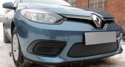 1 469 р. Сетка на бампер Russtal (черная) Renault Fluence дорестайлинг (2010-2012)  с доставкой в г. Вологда. Увеличить фотографию 2