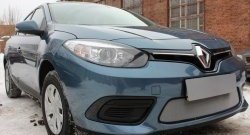 1 539 р. Сетка на бампер Russtal (хром) Renault Fluence дорестайлинг (2010-2012)  с доставкой в г. Вологда. Увеличить фотографию 3