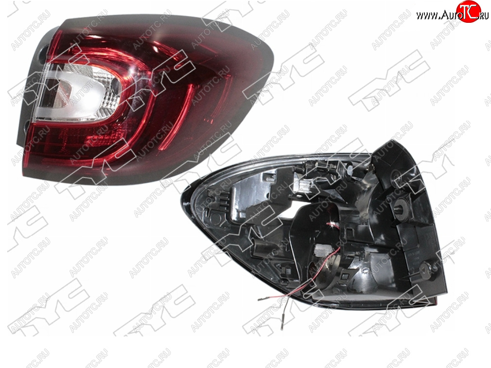 5 499 р. Правый фонарь задний TYC Renault Kaptur рестайлинг (2020-2025)  с доставкой в г. Вологда