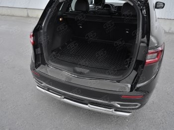 2 099 р. Накладка защитная на задний бампер Russtal (лист нерж зеркальный) Renault Koleos 2 (2016-2025)  с доставкой в г. Вологда. Увеличить фотографию 3