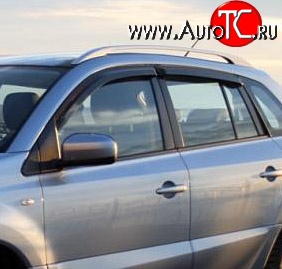 611 р. Дефлекторы окон (ветровики) Novline 4 шт Renault Koleos Phase 1 (2007-2011)  с доставкой в г. Вологда
