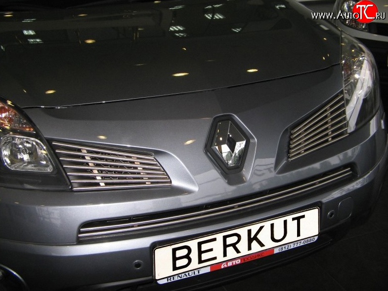 5 799 р. Декоративная вставка решетки радиатора Berkut Renault Koleos Phase 1 (2007-2011)  с доставкой в г. Вологда