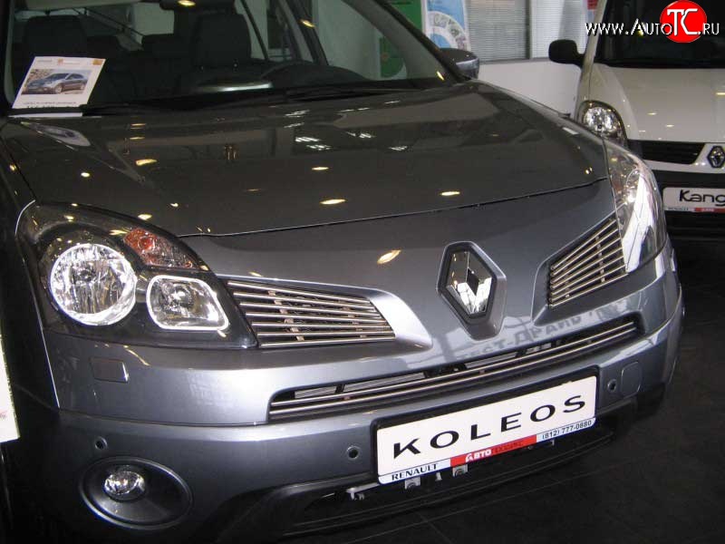 6 199 р. Декоративная вставка воздухозаборника Berkut Renault Koleos Phase 1 (2007-2011)  с доставкой в г. Вологда