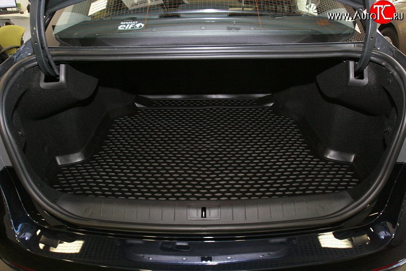 1 699 р. Коврик в багажник Element (полиуретан) Renault Latitude (2010-2018)  с доставкой в г. Вологда