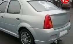 4 249 р. Пороги накладки Street Renault Logan 1 дорестайлинг (2004-2010) (Неокрашенные)  с доставкой в г. Вологда. Увеличить фотографию 3