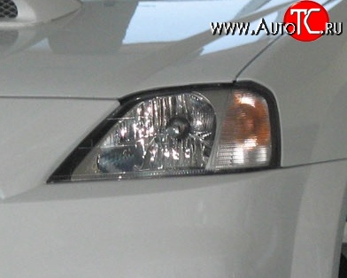 512 р. Прозрачная защита передних фар Novline Renault Logan 1 дорестайлинг (2004-2010)  с доставкой в г. Вологда