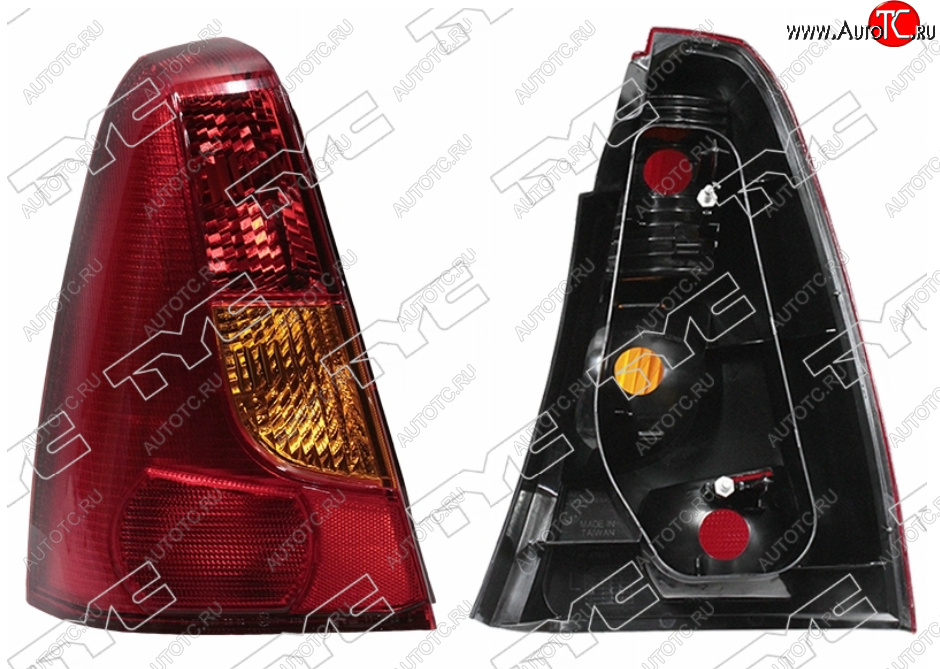 3 599 р. Левый фонарь задний TYC Renault Logan 1 дорестайлинг (2004-2010)  с доставкой в г. Вологда