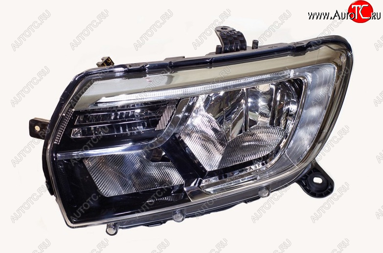 8 999 р. Левая фара передняя (LED, механический корректор) ASP MENSAN Renault Sandero (B8) рестайлинг (2018-2025)  с доставкой в г. Вологда