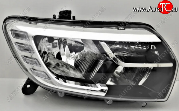 29 849 р. Правая передняя фара DEPO (с ДХО) Renault Logan Stepway (2018-2025)  с доставкой в г. Вологда