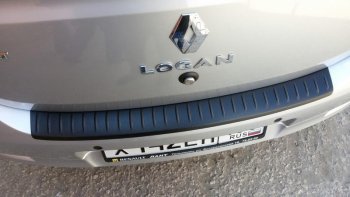 1 089 р. Накладка защитная на задний бампер Yuago Renault Logan 2 рестайлинг (2018-2025)  с доставкой в г. Вологда. Увеличить фотографию 2