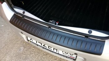1 089 р. Накладка защитная на задний бампер Yuago Renault Logan 2 рестайлинг (2018-2025)  с доставкой в г. Вологда. Увеличить фотографию 3