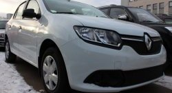 1 469 р. Сетка в решетку радиатора Russtal Renault Logan 2 дорестайлинг (2014-2018) (черная)  с доставкой в г. Вологда. Увеличить фотографию 2