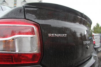 7 749 р. Лип спойлер Yuago Renault Logan Stepway (2018-2025) (неокрашенный)  с доставкой в г. Вологда. Увеличить фотографию 5