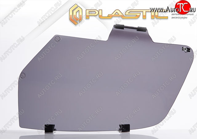 1 899 р. Защита фар CA-Plastic/  Renault Logan  2 (2014-2018) дорестайлинг (Classic полупрозрачный)  с доставкой в г. Вологда