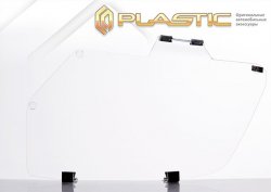 1 899 р. Защита фар CA-Plastic/  Renault Logan  2 (2014-2018) дорестайлинг (Classic полупрозрачный)  с доставкой в г. Вологда. Увеличить фотографию 2
