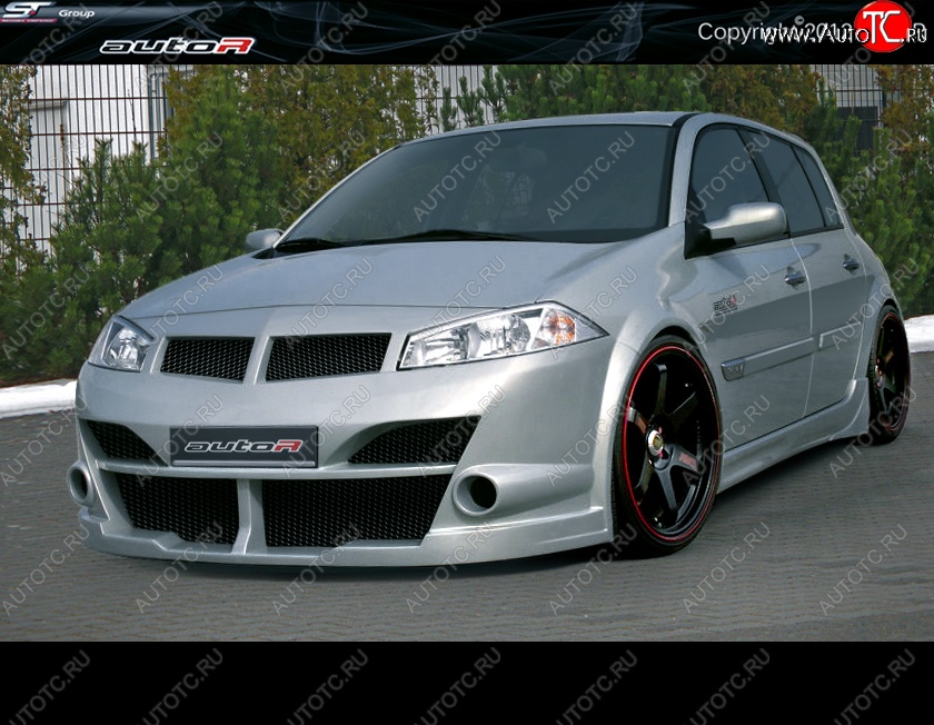 28 999 р. Передний бампер Auto-R Renault Megane седан  рестайлинг (2006-2009)  с доставкой в г. Вологда