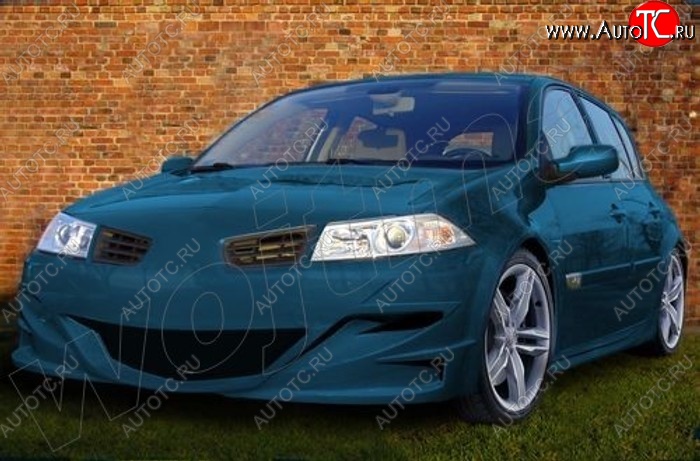 28 999 р. Передний бампер R1 Renault Megane седан  рестайлинг (2006-2009)  с доставкой в г. Вологда