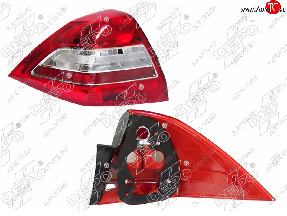 5 899 р. Левый фонарь задний DEPO  Renault Megane  седан (2006-2009)  рестайлинг  с доставкой в г. Вологда