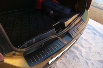 499 р. Накладка в проём багажника Тюн-Авто Renault Sandero (BS) (2009-2014)  с доставкой в г. Вологда. Увеличить фотографию 2