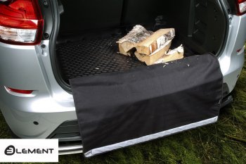 2 399 р. Коврик в багажник Element (с функцией защиты бампера Econom) Renault Sandero (B8) дорестайлинг (2014-2018)  с доставкой в г. Вологда. Увеличить фотографию 4