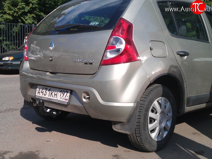 10 799 р. Фаркоп (хетчбек) NovLine  Renault Sandero  (BS) (2009-2014)  с доставкой в г. Вологда