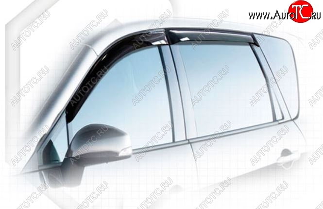 1 999 р. Дефлектора окон CA-Plastiс  Renault Scenic  3 (2009-2012) (Classic полупрозрачный, Без хром.молдинга)  с доставкой в г. Вологда