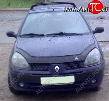 999 р. Дефлектор капота Russtal Renault Symbol седан LB 1-ый рестайлинг (2002-2006)  с доставкой в г. Вологда