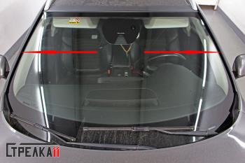 1 699 р. Водостоки (дефлектора) лобового стекла Стрелка 11  Renault Talisman (2015-2025) седан дорестайлинг, универсал дорестайлинг, седан рестайлинг, универсал рестайлинг  с доставкой в г. Вологда. Увеличить фотографию 2