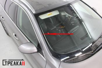 1 699 р. Водостоки (дефлектора) лобового стекла Стрелка 11  Renault Talisman (2015-2025) седан дорестайлинг, универсал дорестайлинг, седан рестайлинг, универсал рестайлинг  с доставкой в г. Вологда. Увеличить фотографию 4