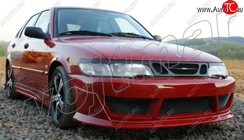 28 999 р. Передний бампер R1 SAAB 9-3 YS3F седан дорестайлинг (2003-2007)  с доставкой в г. Вологда