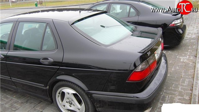 6 199 р. Козырёк на заднее лобовое стекло Sport SAAB 9-5 YS3E cедан дорестайлинг (1997-2001)  с доставкой в г. Вологда