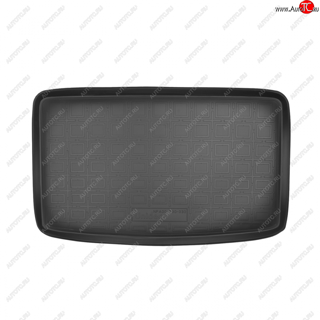 1 599 р. Коврик багажника Norplast Unidec (7 мест разложенный 3-й ряд) Seat Alhambra 7N дорестайлинг (2010-2015) (черный)  с доставкой в г. Вологда
