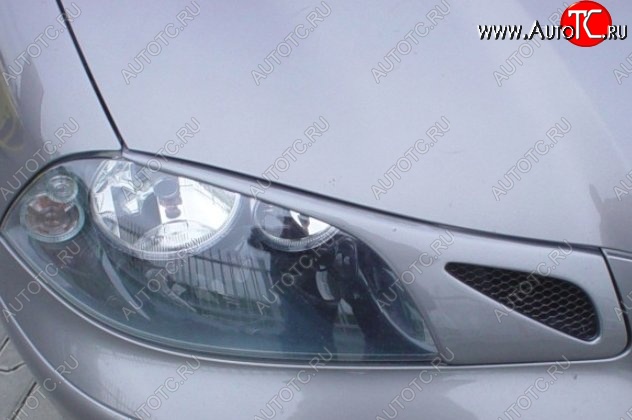 1 649 р. Реснички на фары CT Seat Ibiza 6L хэтчбэк 3 дв. дорестайлинг (2002-2006) (Неокрашенные)  с доставкой в г. Вологда