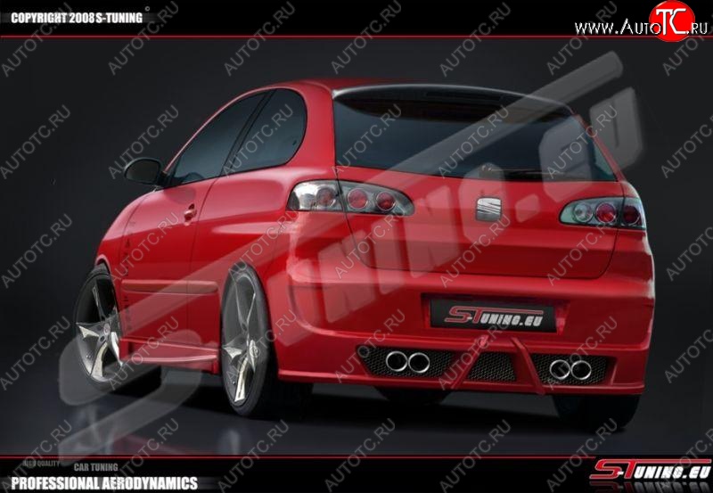 28 999 р. Задний бампер ST Seat Ibiza 6L хэтчбэк 3 дв. дорестайлинг (2002-2006)  с доставкой в г. Вологда