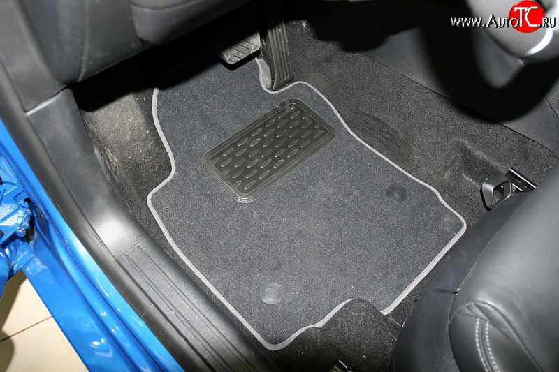 3 179 р. Коврик в салони Element 5 шт. (текстиль) (АКПП) Seat Leon 1P хэтчбэк 5 дв. дорестайлинг (2005-2009)  с доставкой в г. Вологда