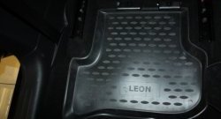 3 399 р. Коврики в салон Element 4 шт. (полиуретан) Seat Leon 1P хэтчбэк 5 дв. дорестайлинг (2005-2009)  с доставкой в г. Вологда. Увеличить фотографию 3