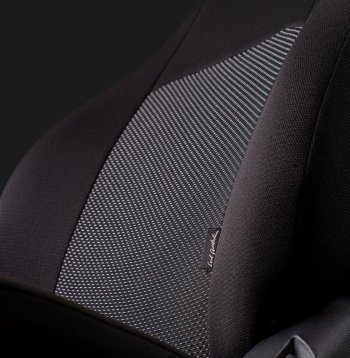 7 849 р. Чехлы сидений Lord Autofashion Дублин (жаккард, 60/40, раздельное заднее сиденье, 3Г-образ. подголовника)  Chevrolet Aveo ( T200,  T250) (2003-2011), Ravon Nexia R3 (2016-2020) (Чёрный, Ёж белый)  с доставкой в г. Вологда. Увеличить фотографию 2